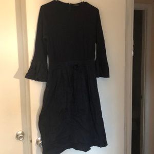 Midi navy dress